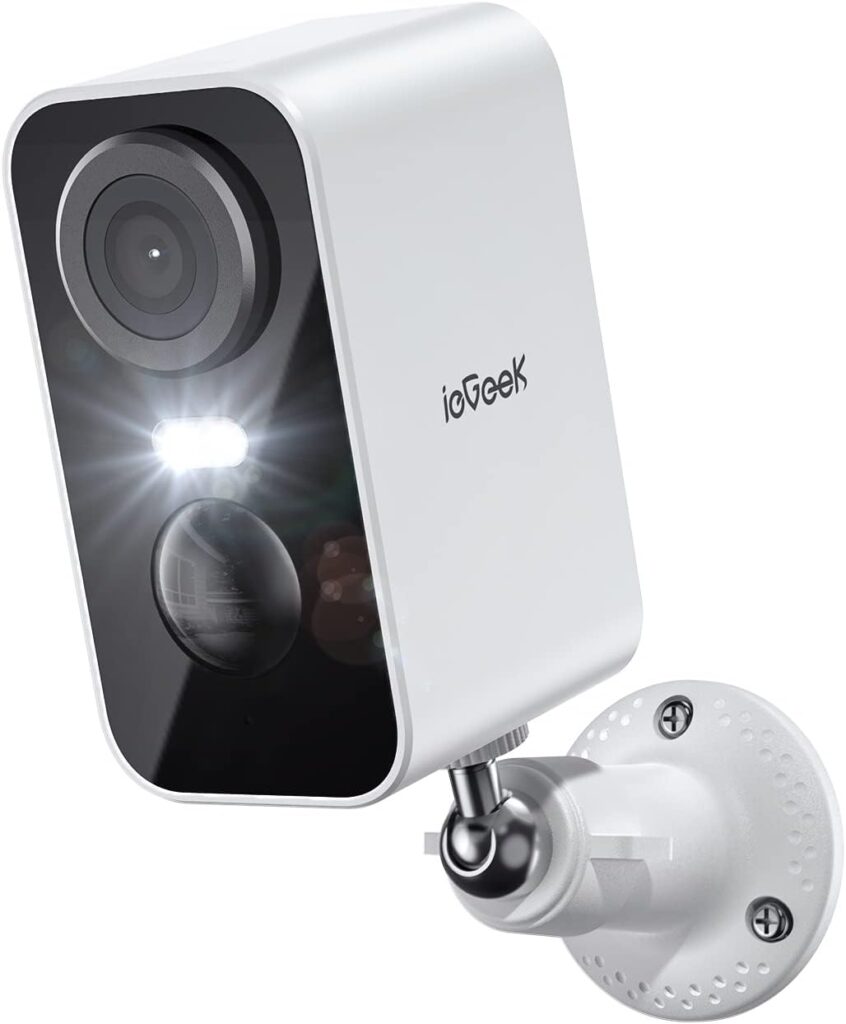 Amazon.com : ieGeek Security Cameras Wireless Outdoor, 2K 3MP Battery Powered WiFi Security Camera with Spotlight  Siren Alarm, 2-Way Audio, Color Night Vision, AI Detection for Home Security, Works with Alexa : Electronics