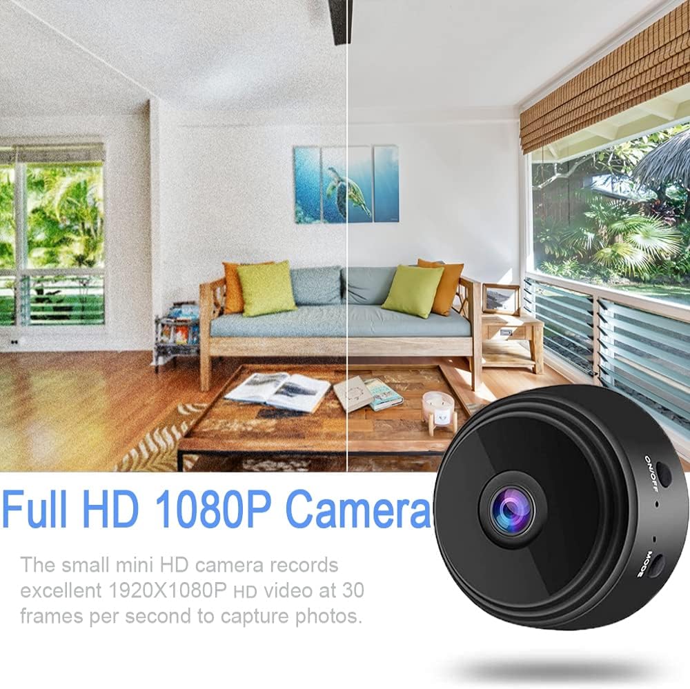 1080P WiFi Camera, 2.4G Smart Indoor Pet Dog Cat Cam, Phone APP,Security Camera with Motion Detection, Cameras for Home, Dome Cameras for Surveillance