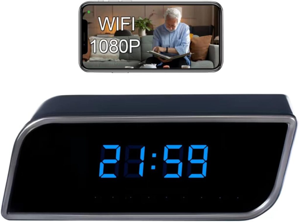 AYFES 1080P Wireless Camera Detector - Indoor Camera with Motion Detection Night Vision HD 1080P Security Home Camera for Office/Dog/Baby