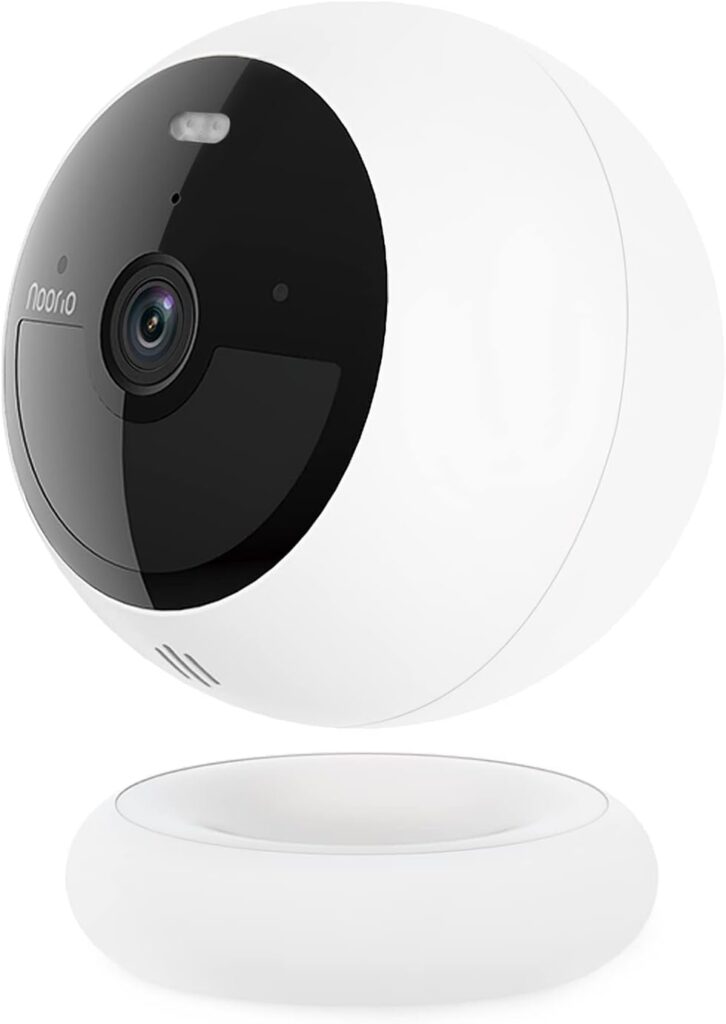 Noorio B210 Outdoor Security Camera with 2K Resolution, Wireless Home Security Camera Battery Powered, Color Night Vision with Spotlight, 16GB Local Storage, Work with Alexa, Set up in Minutes