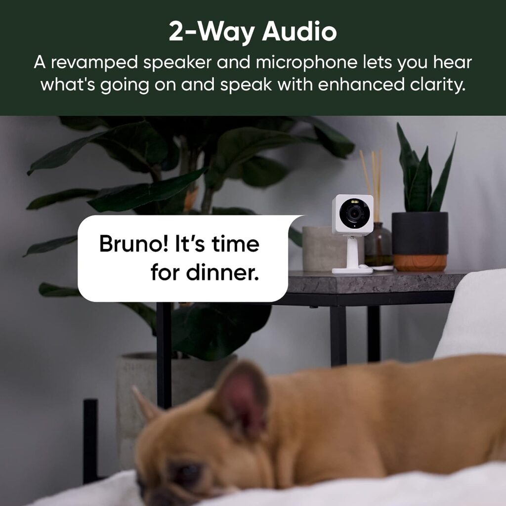 WYZE Cam OG Indoor/Outdoor 1080p WI-Fi Smart Home Security Camera with Color Night Vision, Built-in Spotlight, Motion Detection, 2-Way Audio, Compatible with Alexa  Google Assistant, White (2-Pack)